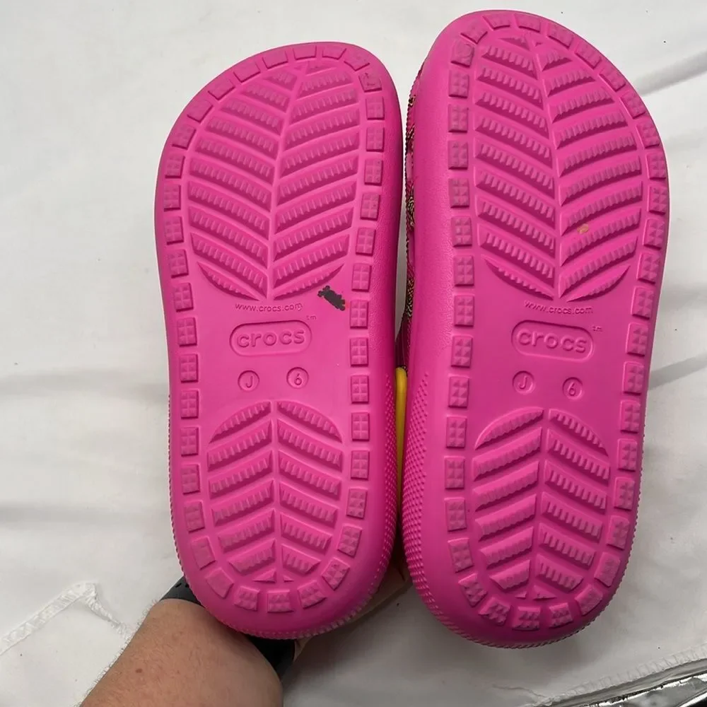 Hot Pink Kids Cutie Crush Spring Break Clog Crocs